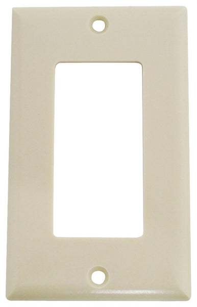 EATON 2151V-BOX Wallplate, 4-1/2 in L, 2-3/4 in W, 1 -Gang, Thermoset, Ivory, High-Gloss