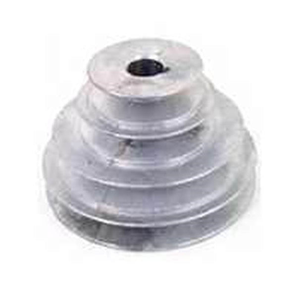 CDCO 141 1/2 V-Groove Pulley, 1/2 in Bore, 2 in OD, 1/2 in W x 11/32 in Thick Belt, Zinc