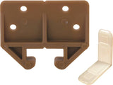 Prime-Line R 7084 Drawer Track Guide Kit, Plastic, Brown