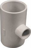 LASCO 401209BC Reducing Pipe Tee, 1-1/2 x 1/2 in, Slip, PVC, SCH 40 Schedule