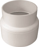 CANPLAS 414246BC Pipe Adapter, 4 in, Hub, PVC, White