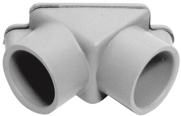 Carlon E990ER-CAR Access Pull Elbow, PVC, Gray