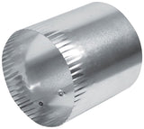 DUNDAS JAFINE FDC4XZW Duct Connector, 4 in Union, Aluminum
