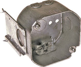 RACO 176 Electrical Box, 3-5/8 in OAW, 2-1/8 in OAD, 4-3/8 in OAH, 7 -Knockout, Steel Housing Material, Gray