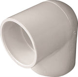 LASCO 406020BC Pipe Elbow, 2 in, Slip, 90 deg Angle, PVC, White, SCH 40 Schedule, 280 psi Pressure