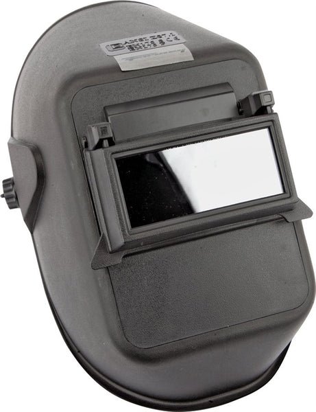 Forney Bandit I Series 55666 Welding Helmet, Ratchet Headgear, Glass, Black, 2 in L Lens, 4-1/4 in W Lens