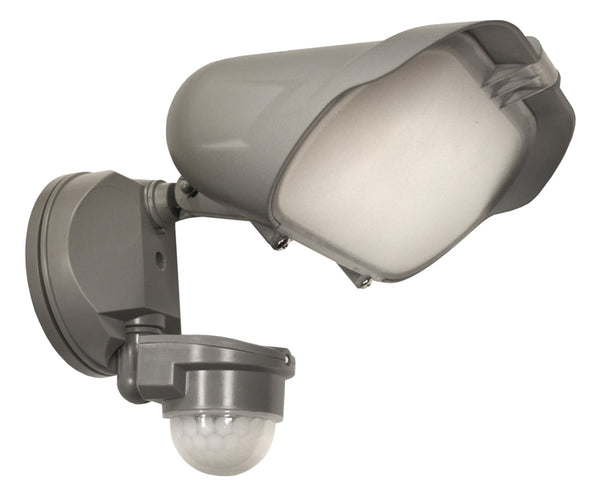 PowerZone O-V-5500M-G Security Light, 110/240 V, 58 W, 1-Lamp, LED Lamp, Daylight Light, 5500 Lumens, 5000 K Color Temp