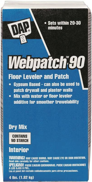 DAP Webpatch 90 Series 10314 Floor Leveler and Patch, Off-White, 4 lb Tub