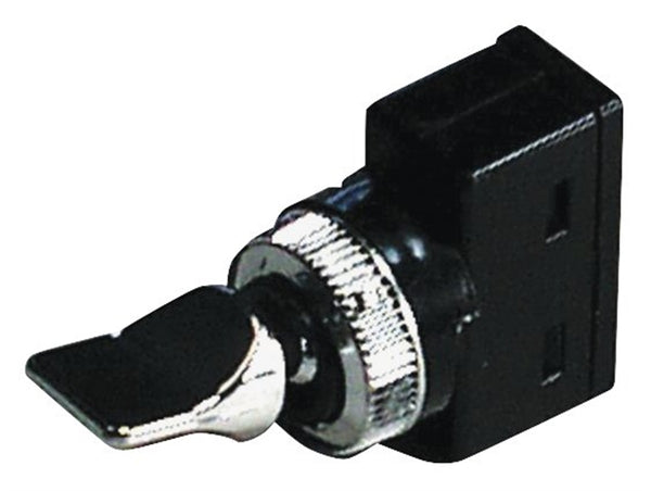 CALTERM 40090 Duckbill Switch, SPST, Off, On, Toggle Actuator, Black