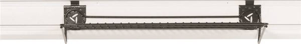 GLADIATOR GAWU24WSBH Wire Shelf, 35 lb Capacity, Steel Shelving, 24 in OAW, 4-1/2 in OAH, 12-1/2 in OAD