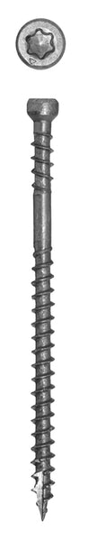 Ramset PHEINOX Series 36079 Screw, 2-1/2 in L, W-Cut Thread, Recessed Star Drive, Zip-Tip Point, Steel, 500 PK