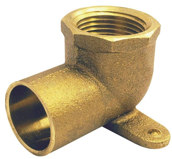 EPC 10156858 Pipe Elbow, 3/4 in, Compression x Female, 90 deg Angle, Brass