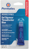 Permatex 24005 Threadlocker, Gel, Mild, Blue, 5 g