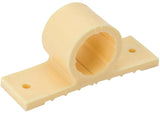 B & K P28-050HC 2-Hole Standard Pipe Clamp, Polypropylene, 1/2 in Pipe/Conduit