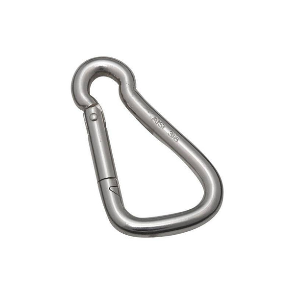National Hardware 3166BC Series N262-394 Spring Snap, 400 lb Working Load, Stainless Steel, Zinc