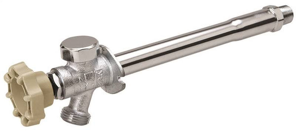 B & K 104-827HC Anti-Siphon Frost-Free Sillcock Valve, 1/2 x 3/4 in Connection, MPT x Hose, 125 psi Pressure, Brass Body