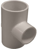 LASCO 401251BC Reducing Pipe Tee, 2 x 1-1/2 in, Slip, PVC, SCH 40 Schedule