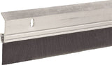Frost King SB36 Door Sweep, 36 in L, 2 in W, Aluminum Flange