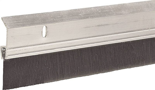 Frost King SB36 Door Sweep, 36 in L, 2 in W, Aluminum Flange