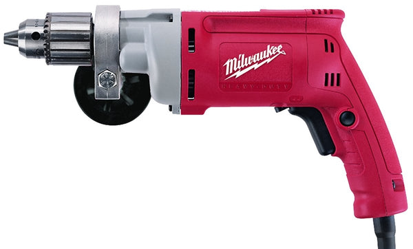 Milwaukee 0299-20 Electric Drill, 8 A, 1/2 in Chuck, Keyed Chuck, 8 ft L Cord
