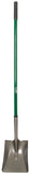 UnionTools 2432100 Square Point Shovel, 8.61 in W Blade, Steel Blade, Fiberglass Handle, 43 in L Handle