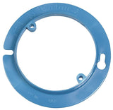 Carlon A471RR Plaster Ring, 4 in Dia, 1/2 in L, 4 in W, Round, 1 -Gang, PVC, Blue