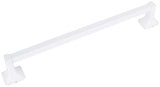 Boston Harbor Towel Bar, White, Surface Mounting, 18 in