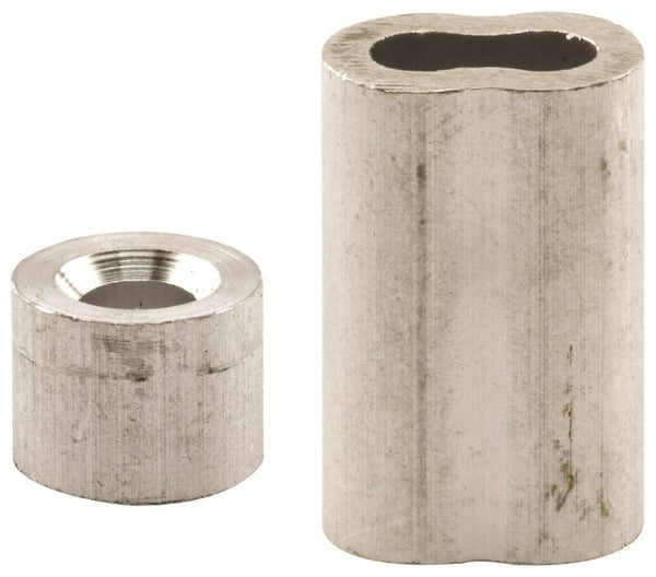 Prime-Line GD 12153 Cable Ferrule and Stop, Aluminum