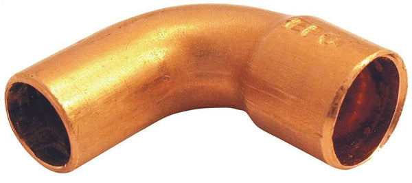 EPC 31420 Street Pipe Elbow, 1-1/2 in, Sweat x FTG, 90 deg Angle, Copper