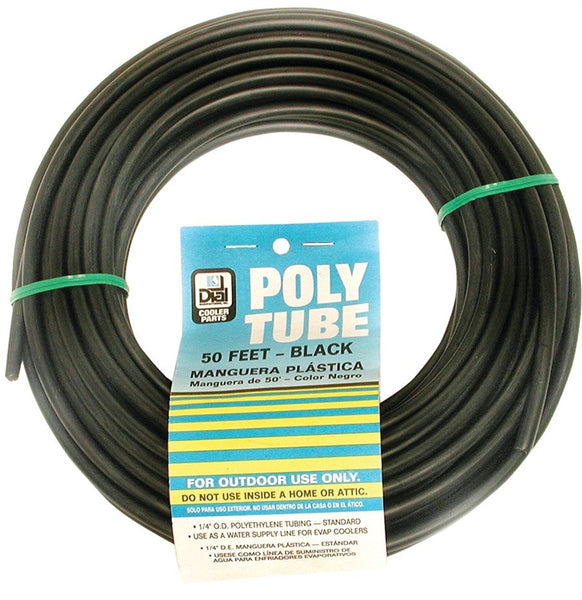 Dial 4296 Cooler Tubing, Polyethylene, Black, For: Evaporative Cooler Purge Systems
