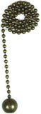 Jandorf 60311 Pull Chain, 12 in L Chain, Brass