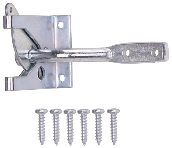 ProSource 33140ZCB-PS Gate Latch, 3/8 in Bolt Head, 3-15/16 in L Bolt, Steel, Zinc