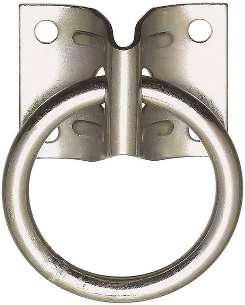 National Hardware 2060BC Series 220616 Hitch Ring, 400 lb Working Load, 2 in ID Dia Ring, Steel, Zinc
