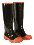 CLC Rain Boots Series R21009 Rain Boots, 9, Black, Slip-On Closure, Rubber Upper