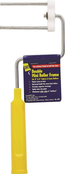 FOAMPRO 400 Roller Frame, 10 in L Roller, Threaded Handle