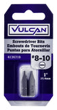 Vulcan 306352OR Screwdriver Bit, Hex Shank, S2 Chrome Molybdenum Steel