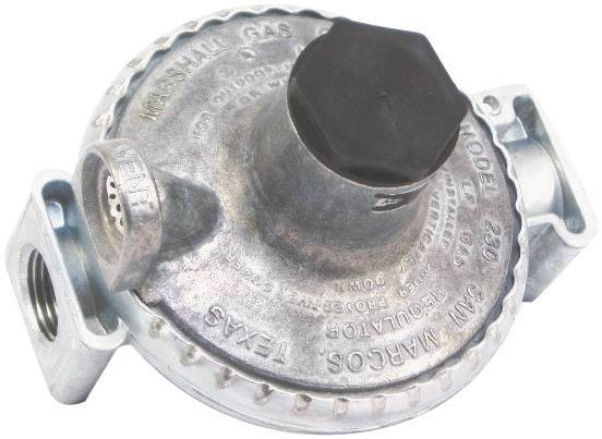 US Hardware G-105C Gas Regulator, 1/4 x 3/8 in Female