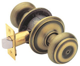 Schlage Georgian Series F40VGEO609 Privacy Door Knob, Brass, Antique Brass