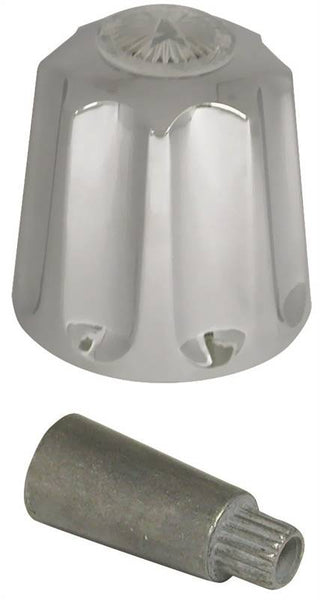 Danco 88861 Diverter Handle, Zinc, Chrome Plated, For: Gerber Single Handle Tub/Shower Faucets