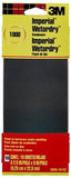 3M 5923-18-CC Sandpaper, 9 in L, 3.66 in W, Ultra Fine, 1000 Grit, Silicon Carbide Abrasive, Paper Backing