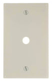 Leviton 000-78013-000 Wallplate, 4-1/2 in L, 2-3/4 in W, 1 -Gang, Plastic, Almond, Smooth