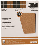 3M 99416NA Sandpaper, 11 in L, 9 in W, Medium, 80 Grit, Garnet Abrasive, Paper Backing