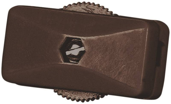 Eaton Wiring Devices BP410B-SP-L Cord Switch, 3 A, 120 V, Screw Terminal, Brown