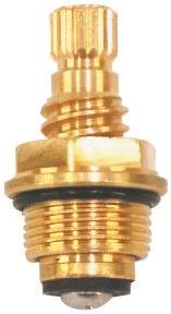 US Hardware P-673C Faucet Stem, Brass, 1-7/8 in L, For: Phoenix, Streamway and 8 in Bath Diverter