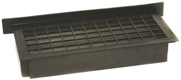 Bestvents A-ELBROWN Automatic Foundation Vent, 62 sq-in Net Free Ventilating Area, Mesh Grill, Thermoplastic, Brown