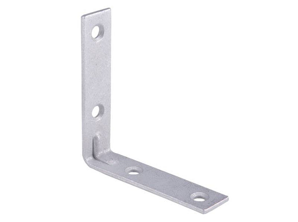 Prosource CB-G03-C4PS Corner Brace, 3 in L, 3 in W, 3/4 in H, Galvanized Steel, Galvanized, 2.6 mm Thick Material