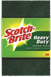 Scotch-Brite 220 Scour Pad, 6 in L, 3.85 in W, Green