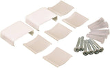 Wiremold NMW910 Raceway Accessory Pack, Metallic, Plastic, White, For: NM1 Wire Channels