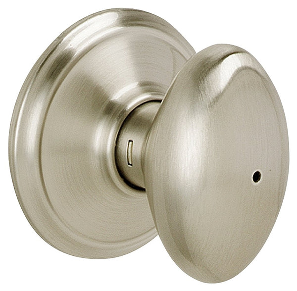 Schlage Siena Series F40VSIE619 Privacy Lever, Brass, Satin Nickel