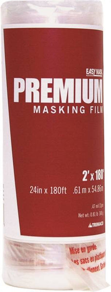 Trimaco EasyMask 42480 Masking Film, 180 ft L, 24 in W